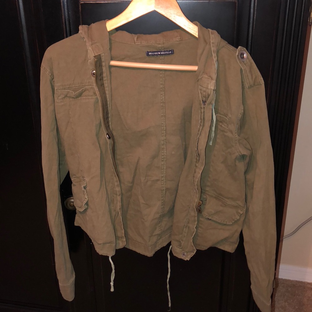 Brandy Melville Army Green Jacket